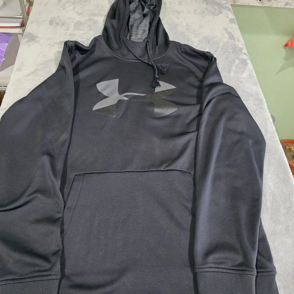 Under Armour Dri-Fit Warm‎ Hoodie Black- size Large